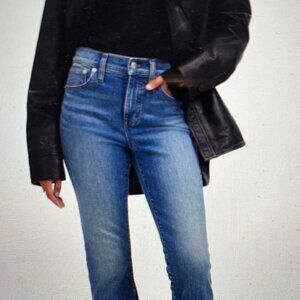 Madewell Kick Out Crop Jeans in Oneida Wash - NWT!